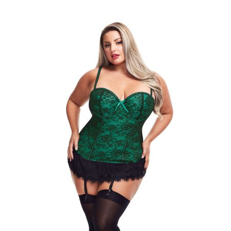 Corsetto Baci Lingerie Verde (3XL/4XL) colore