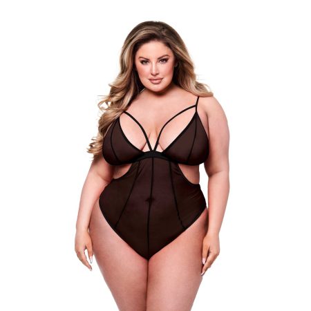 Body Baci Lingerie Crotchless Nero colore