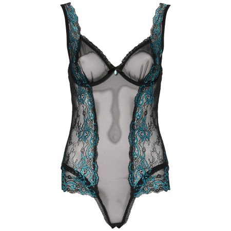 Body in Pizzo Obsessive Nero S/M colore