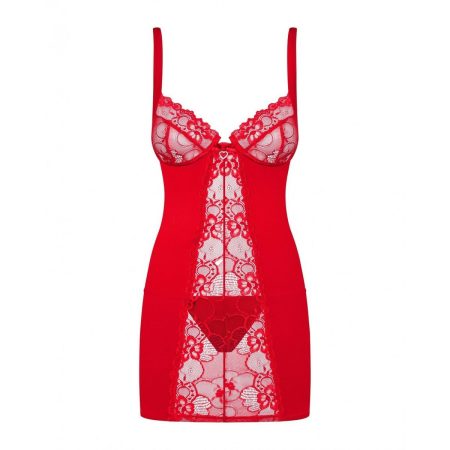 Baby-doll Obsessive D605 Rosso L/XL colore