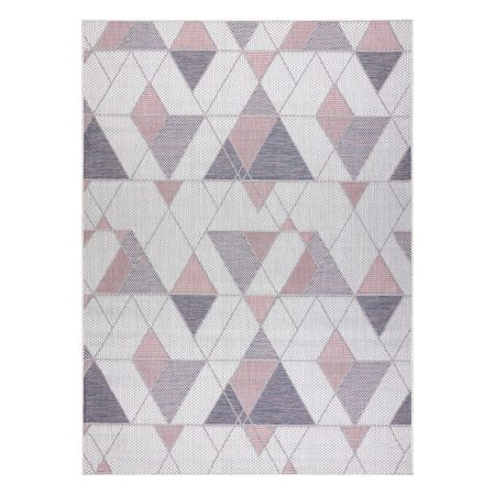 Tappeto VINEA GEOMETRIC2 colore cremoso 80x150 Hakano