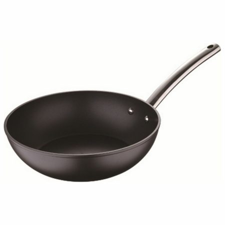 Padella Wok Masterpro Nero Alluminio Alluminio Forgiato (Ø 28 cm)