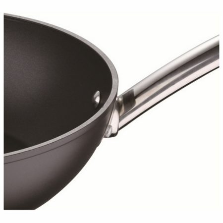 Padella Wok Masterpro Nero Alluminio Alluminio Forgiato (Ø 28 cm)