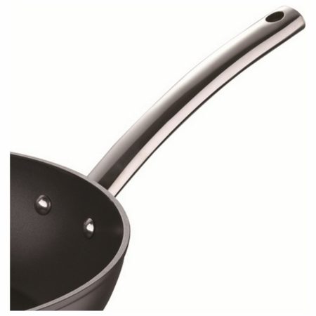 Padella Wok Masterpro Nero Alluminio Alluminio Forgiato (Ø 28 cm)